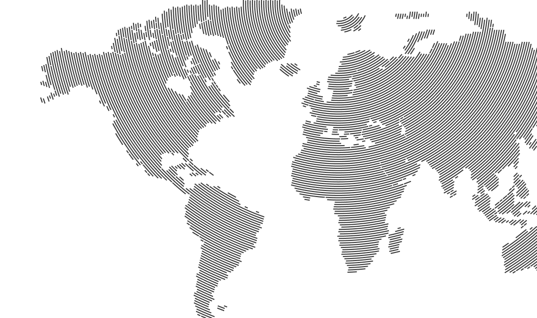 World Map Line Art