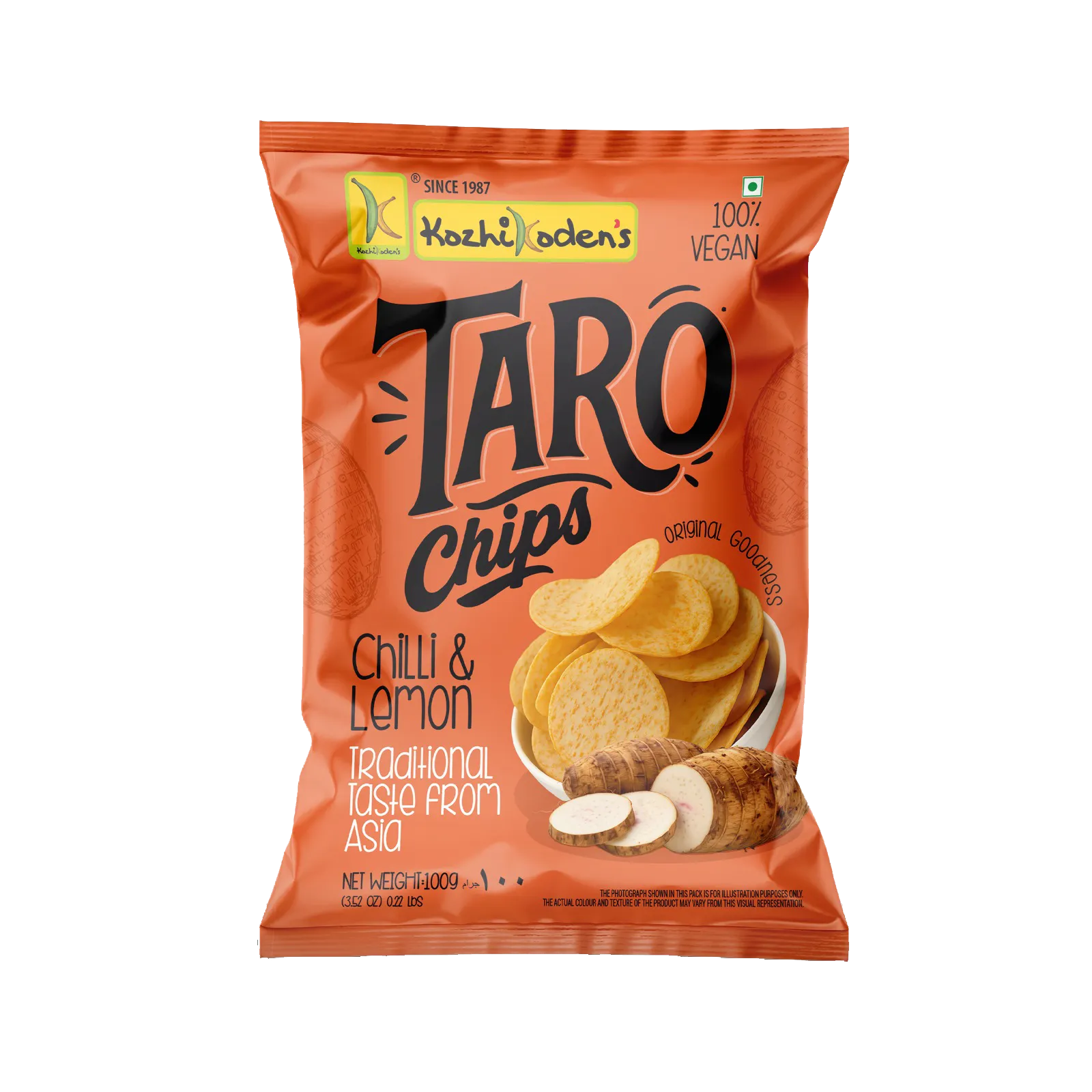 Taro chilli & lemon