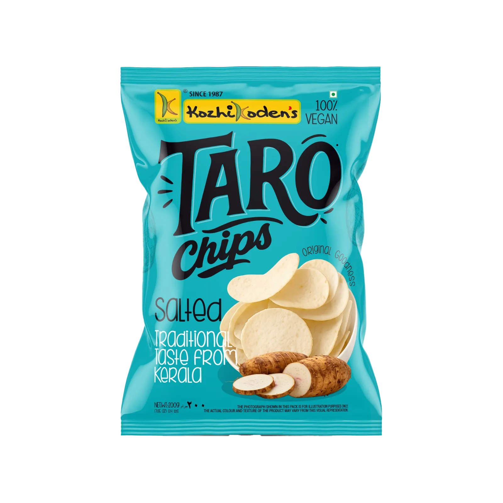 Taro salted