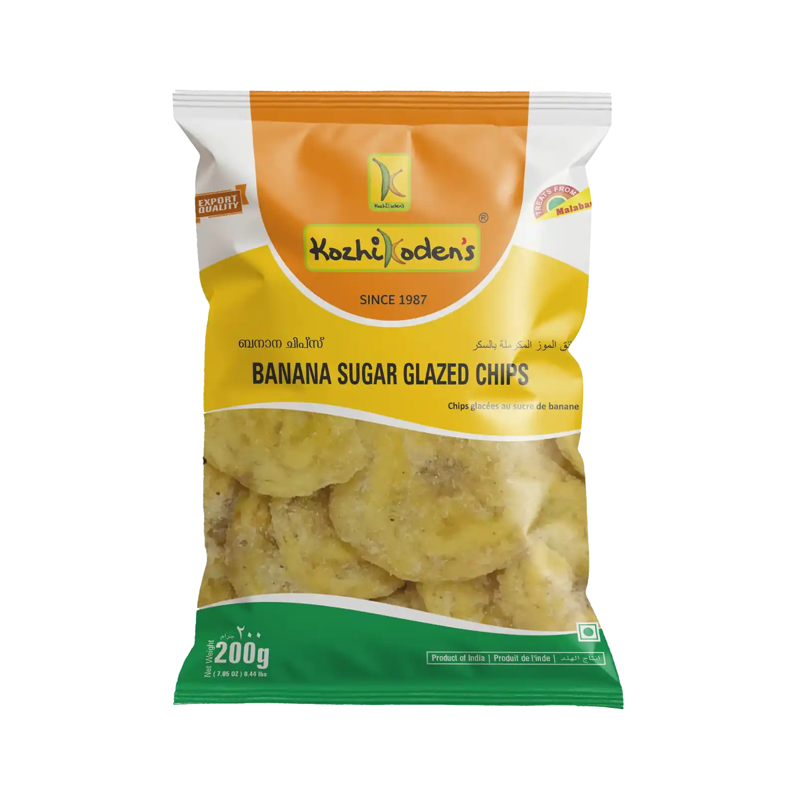 Banana sugar glazed chips